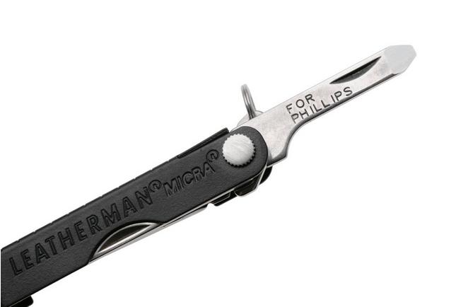 Afbeelding voor Leatherman Micra Jet Black 833179 sleutelhanger multitool