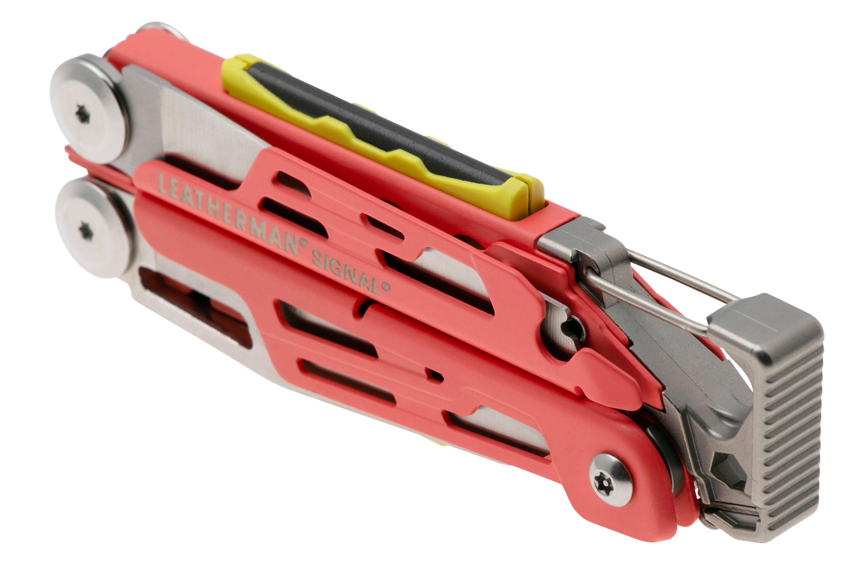 Leatherman Signal 833183 Guava Survival Multi-tool | Advantageously ...