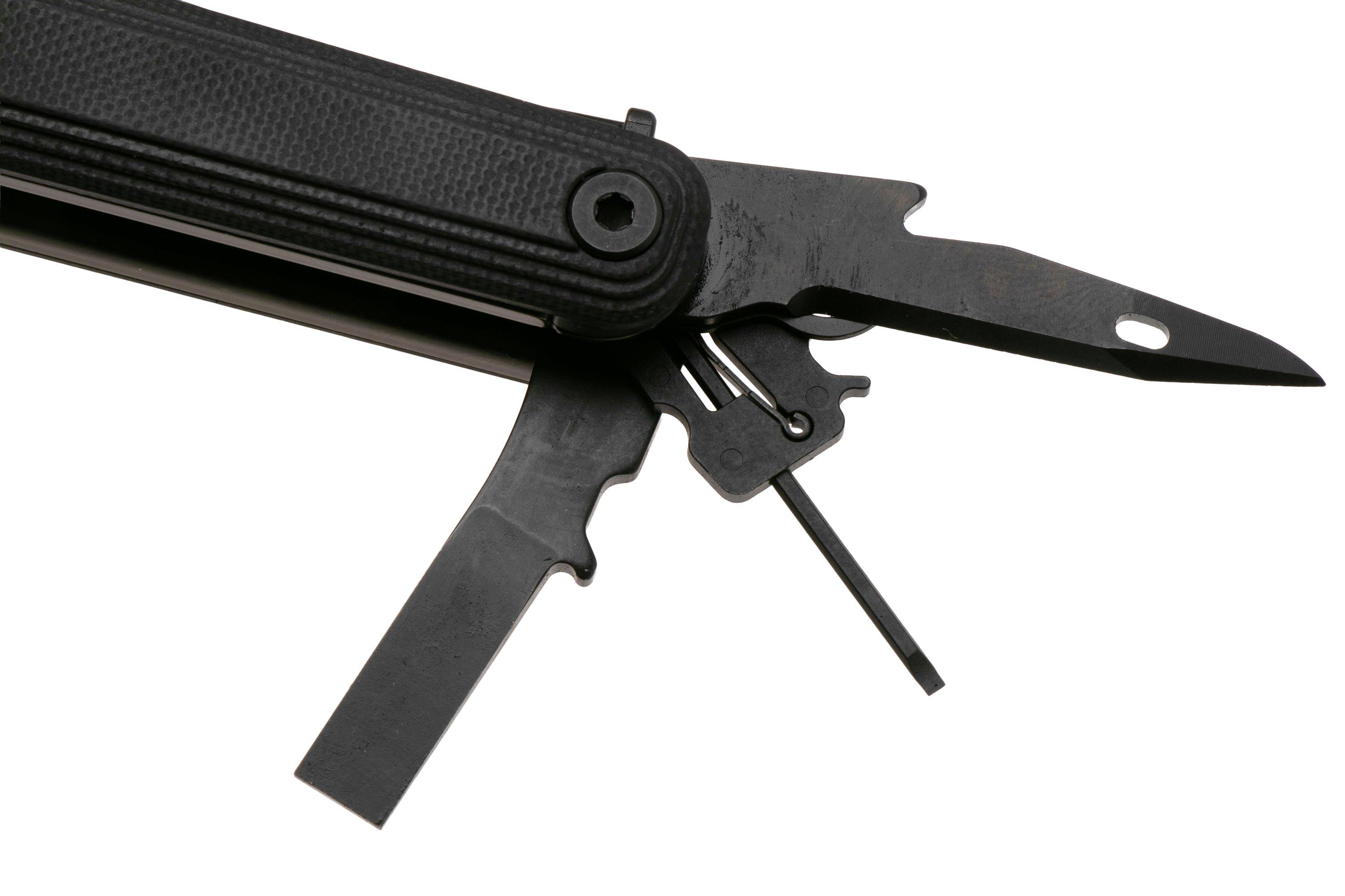 Leatherman Wave Alpha Obsidian 833334 Black DLC MagnaCut, Black G10 ...