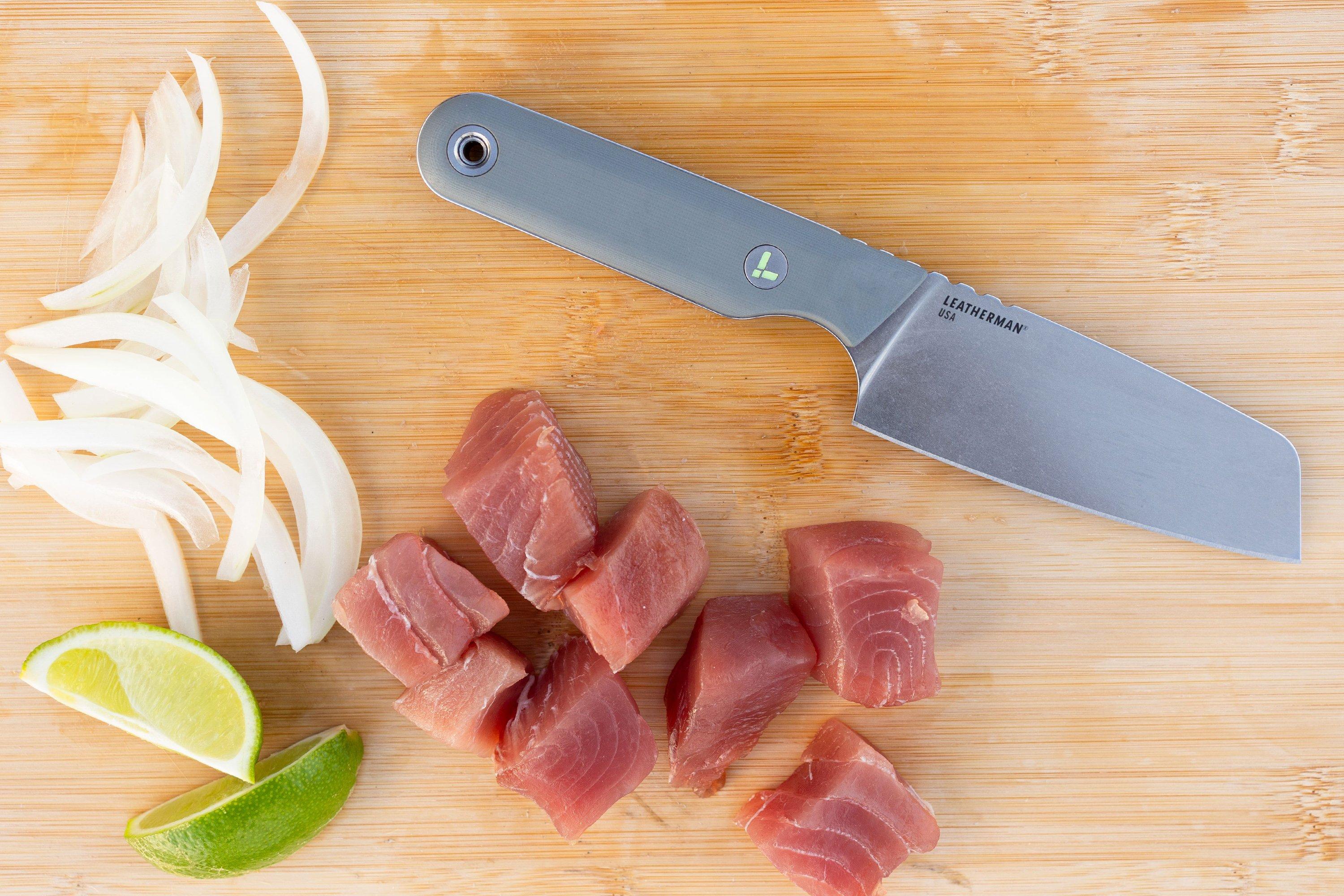Leatherman Rustle 833416 CPM MagnaCut, Vapor Grey G10, outdoor chef's ...