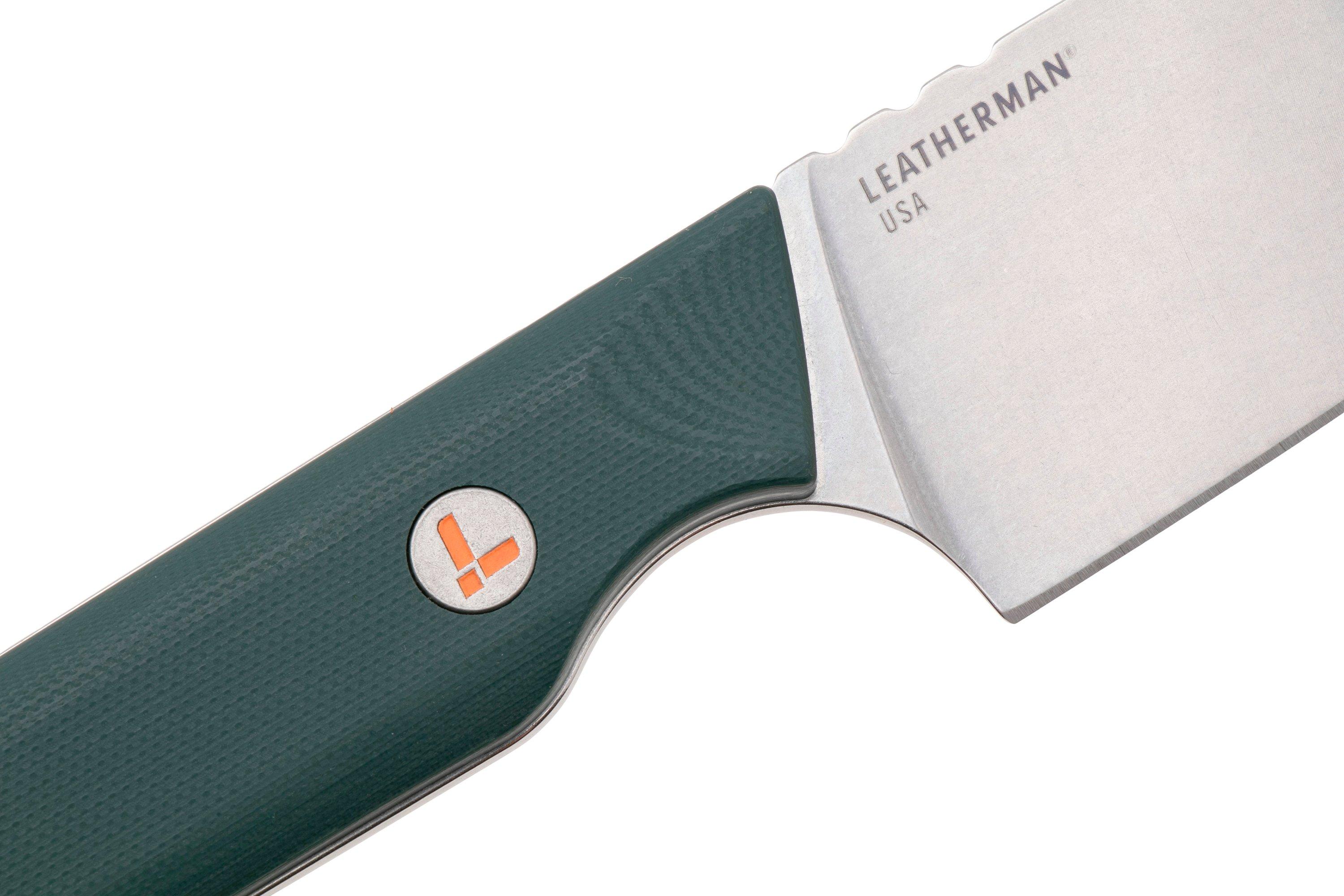 Leatherman Rustle 833418 CPM MagnaCut, Evergreen G10, outdoor chef's ...