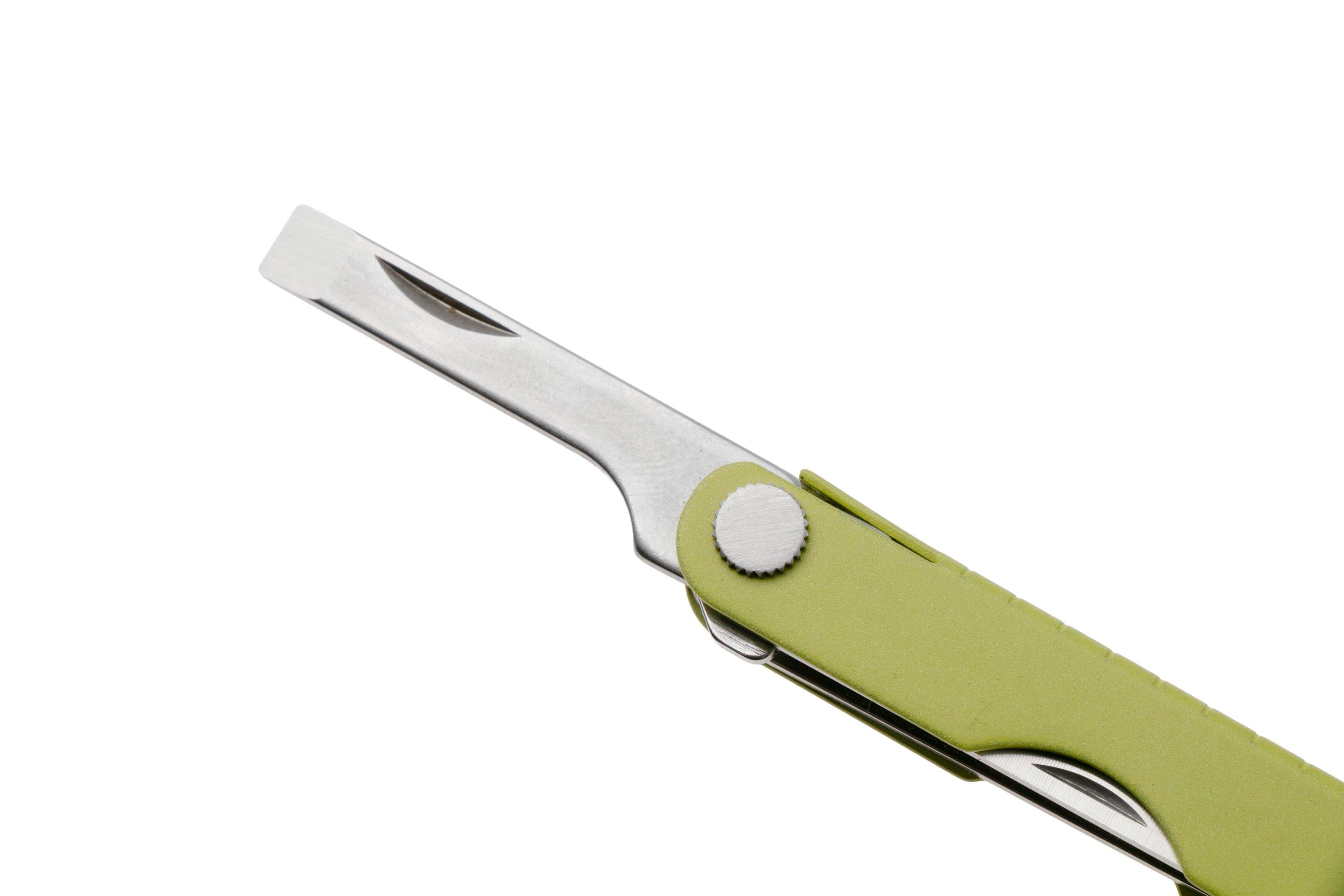 LEATHERMAN Micra multifunctioneel gereedschap van roestvrij staal voor je sleutelhanger, met veerschaar en 9 andere gebruiksvoorwerpen voor dagelijks gebruik, marineblauwe behuizing