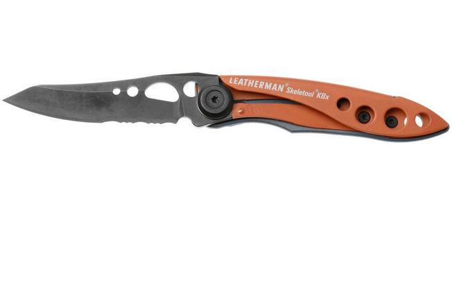 Afbeelding voor Leatherman Skeletool Knife KBx 833584 Aurora, deels gekarteld zakmes