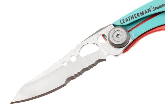 Afbeelding voor Leatherman Skeletool Knife KBx 833600 Paradise, deels gekarteld zakmes