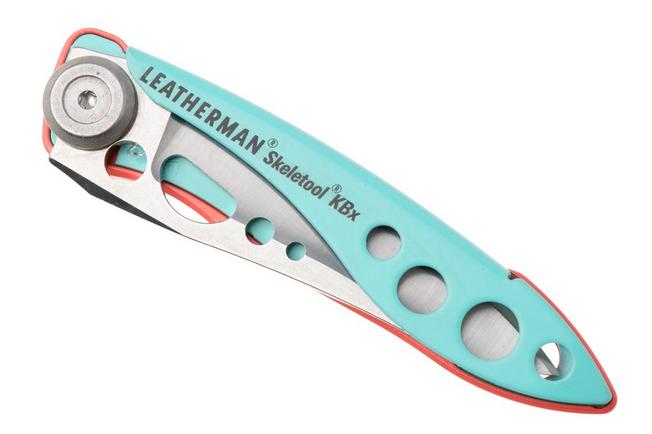 Afbeelding voor Leatherman Skeletool Knife KBx 833600 Paradise, deels gekarteld zakmes