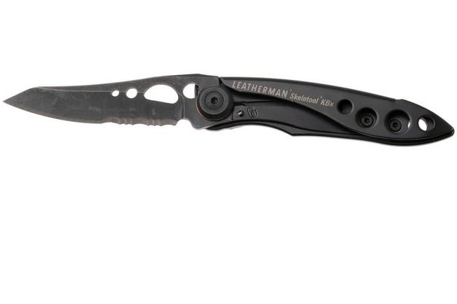 Afbeelding voor Leatherman Skeletool Knife KBx 833604 Onyx, deels gekarteld zakmes