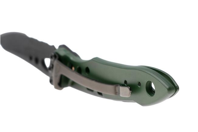 Afbeelding voor Leatherman Skeletool Knife KBx 833608 OD-Green, deels gekarteld zakmes