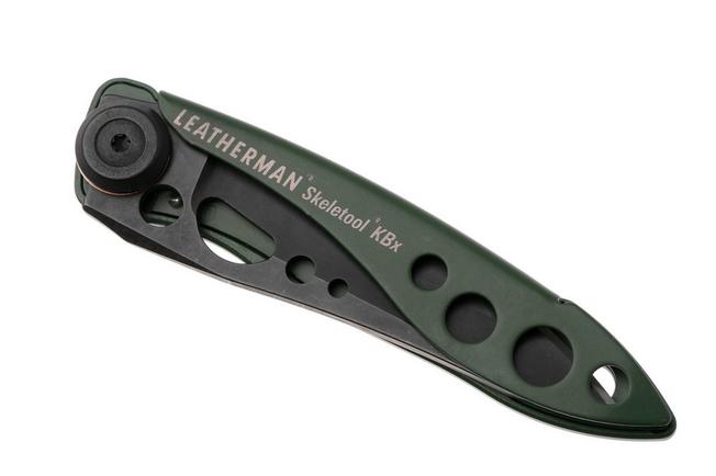 Afbeelding voor Leatherman Skeletool Knife KBx 833608 OD-Green, deels gekarteld zakmes