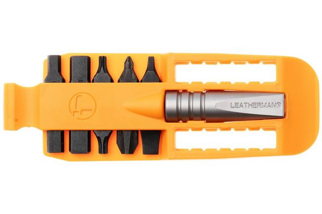 Afbeelding voor Leatherman Bitkit #3, Orange, Silver Bit Driver, 931062