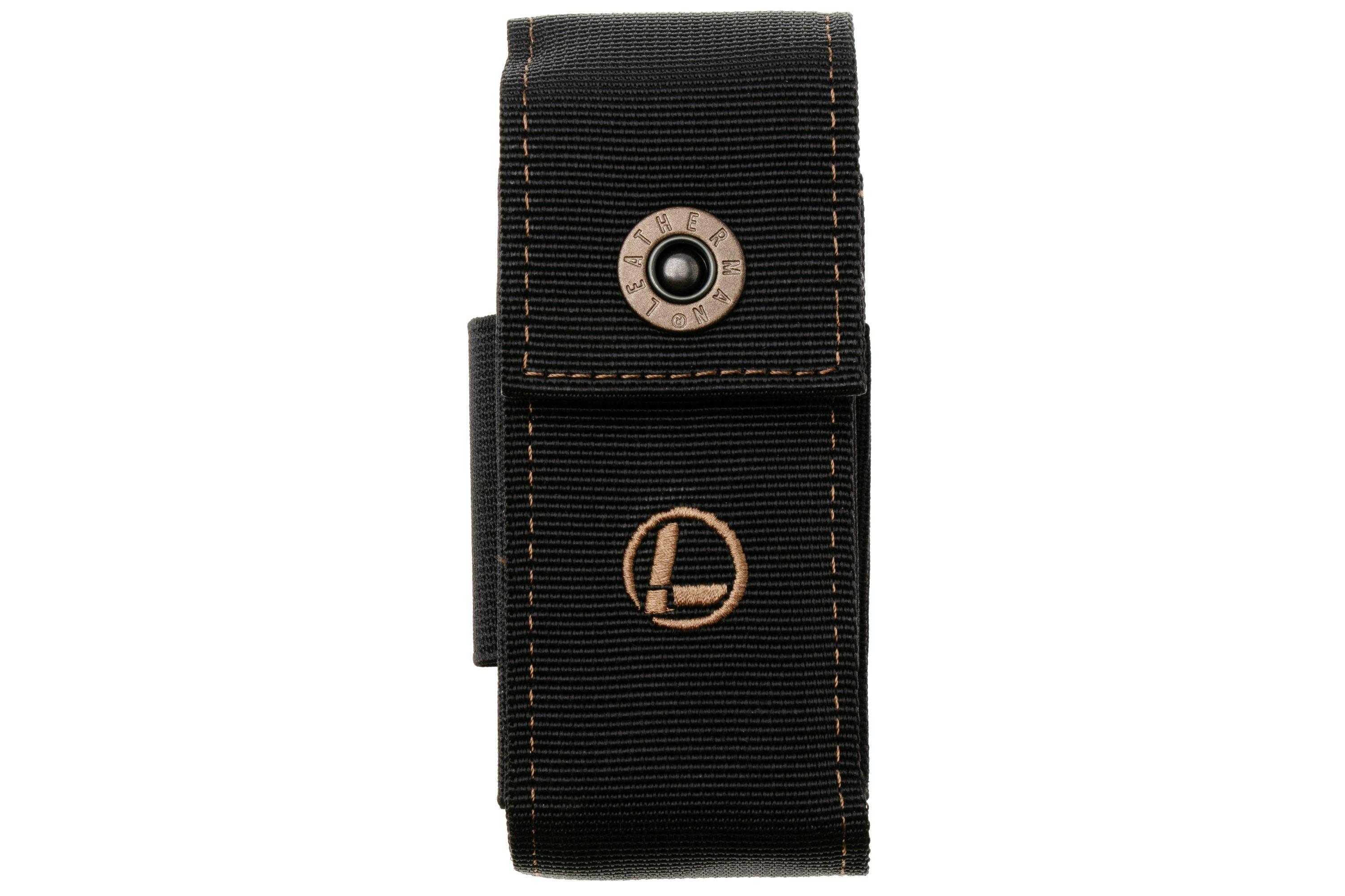 Leatherman Nylon Sheath Large 939952 Black, Bronze Stitching, belt ...