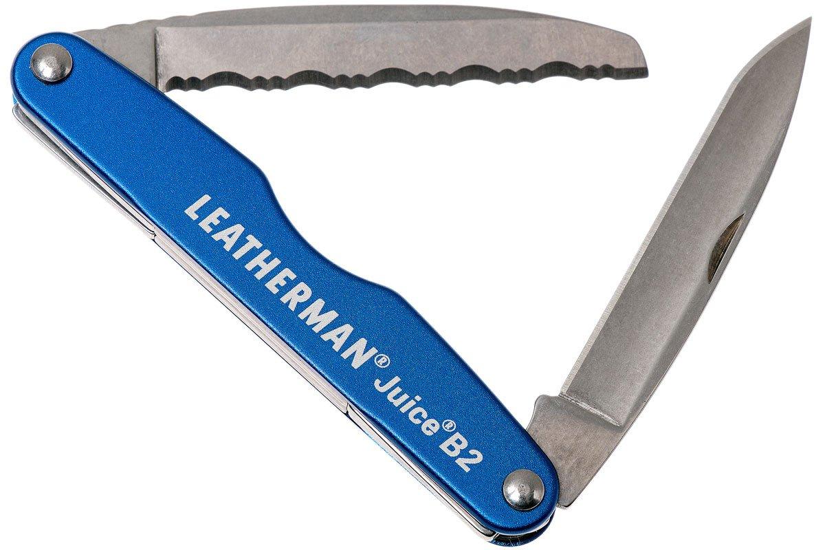 Leatherman Juice B2 pocket knife, Columbia Blue Advantageously