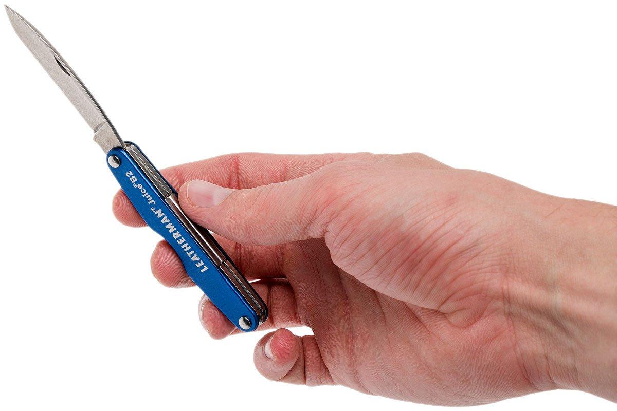 Leatherman Juice B2 pocket knife, Columbia Blue Advantageously