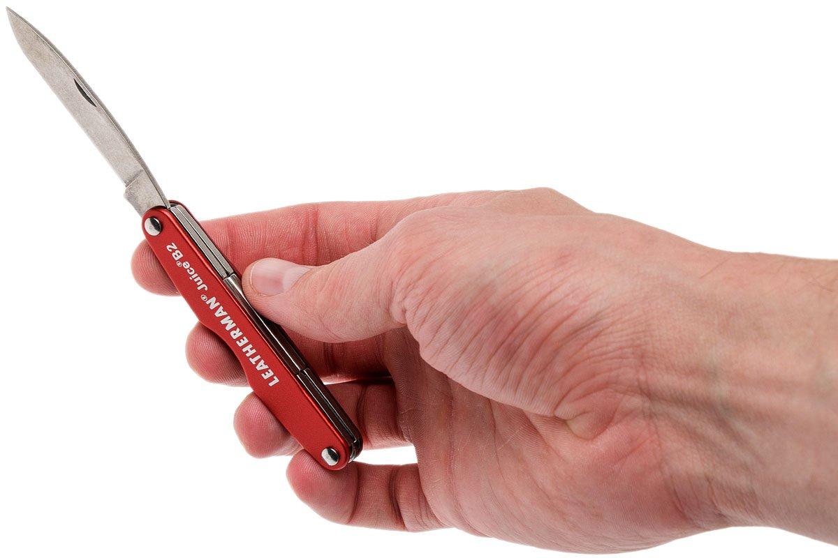 Leatherman Juice B2 pocket knife, Cinnabar Orange Advantageously