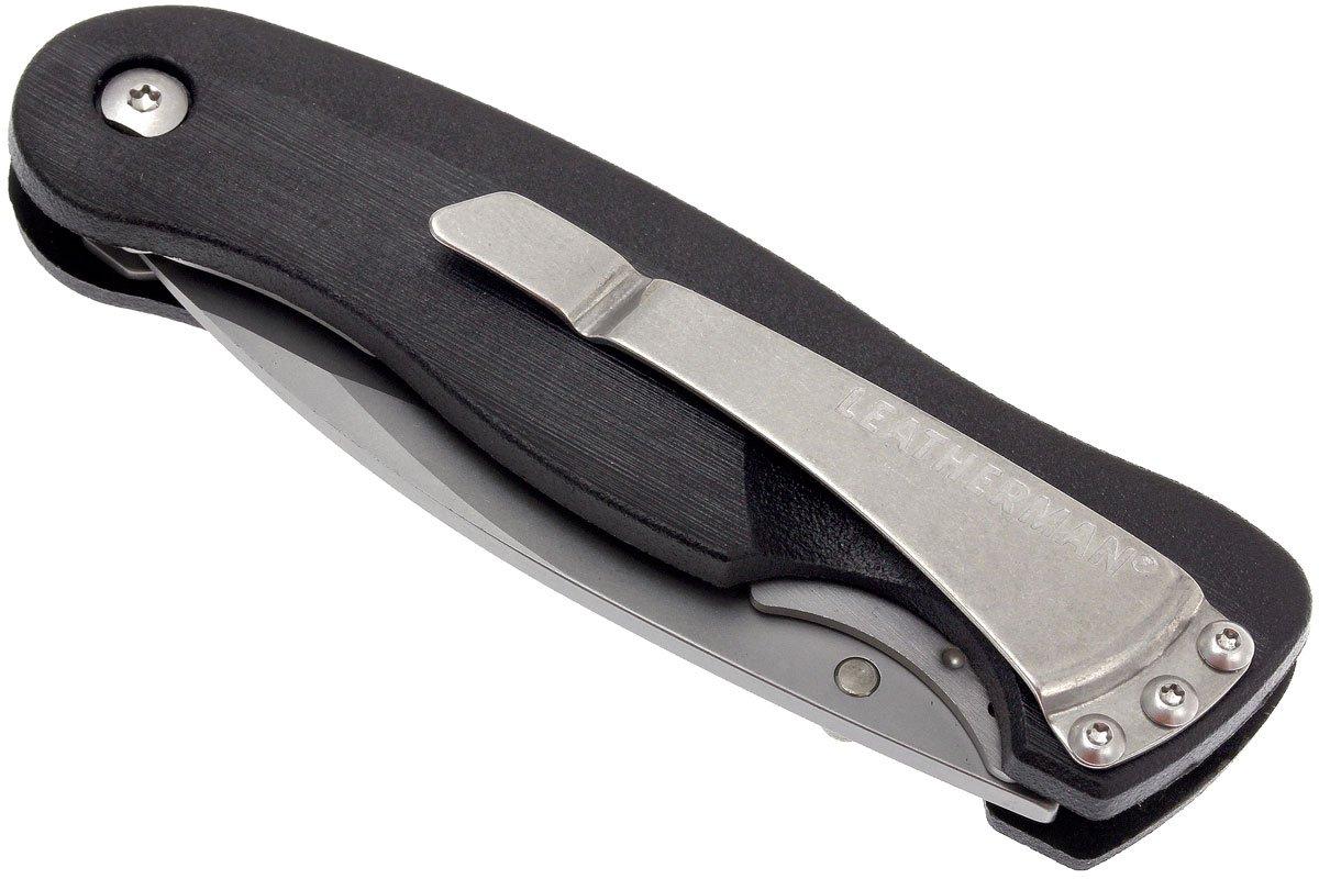 Leatherman Crater C33X pocket knife, partly serrated | Advantageously ...