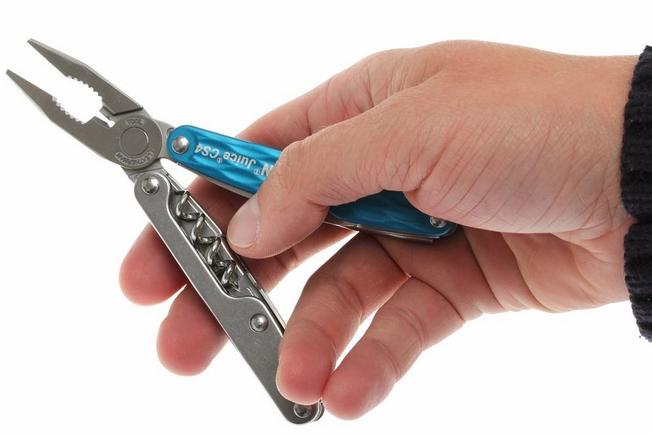 Leatherman Juice CS4 Columbia - Navaja multiusos, color azul