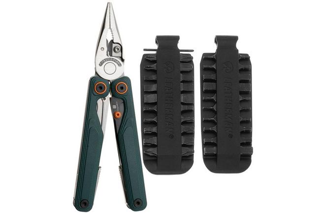Bild für Leatherman Wave Alpha Cascadia Bundle EU300165 Black DLC MagnaCut, Green G10, Multitool mit Bit Kit 931014, Bundle
