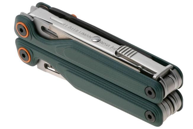 Bild für Leatherman Wave Alpha Cascadia Bundle EU300165 Black DLC MagnaCut, Green G10, Multitool mit Bit Kit 931014, Bundle