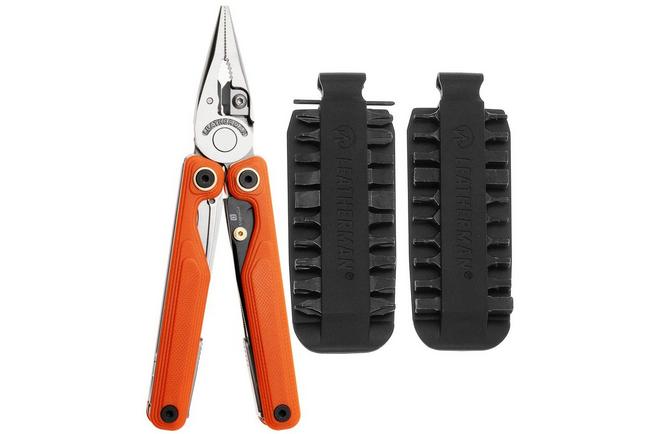 Bild für Leatherman Wave Alpha Canyonland Bundle EU300166 Black DLC MagnaCut, Orange G10, Multitool mit Bit Kit 931014, Bundle