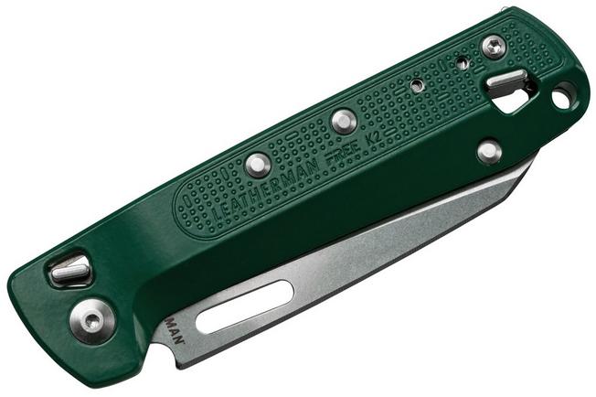 Leatherman FREE K2 Multipurpose Knife, Evergreen