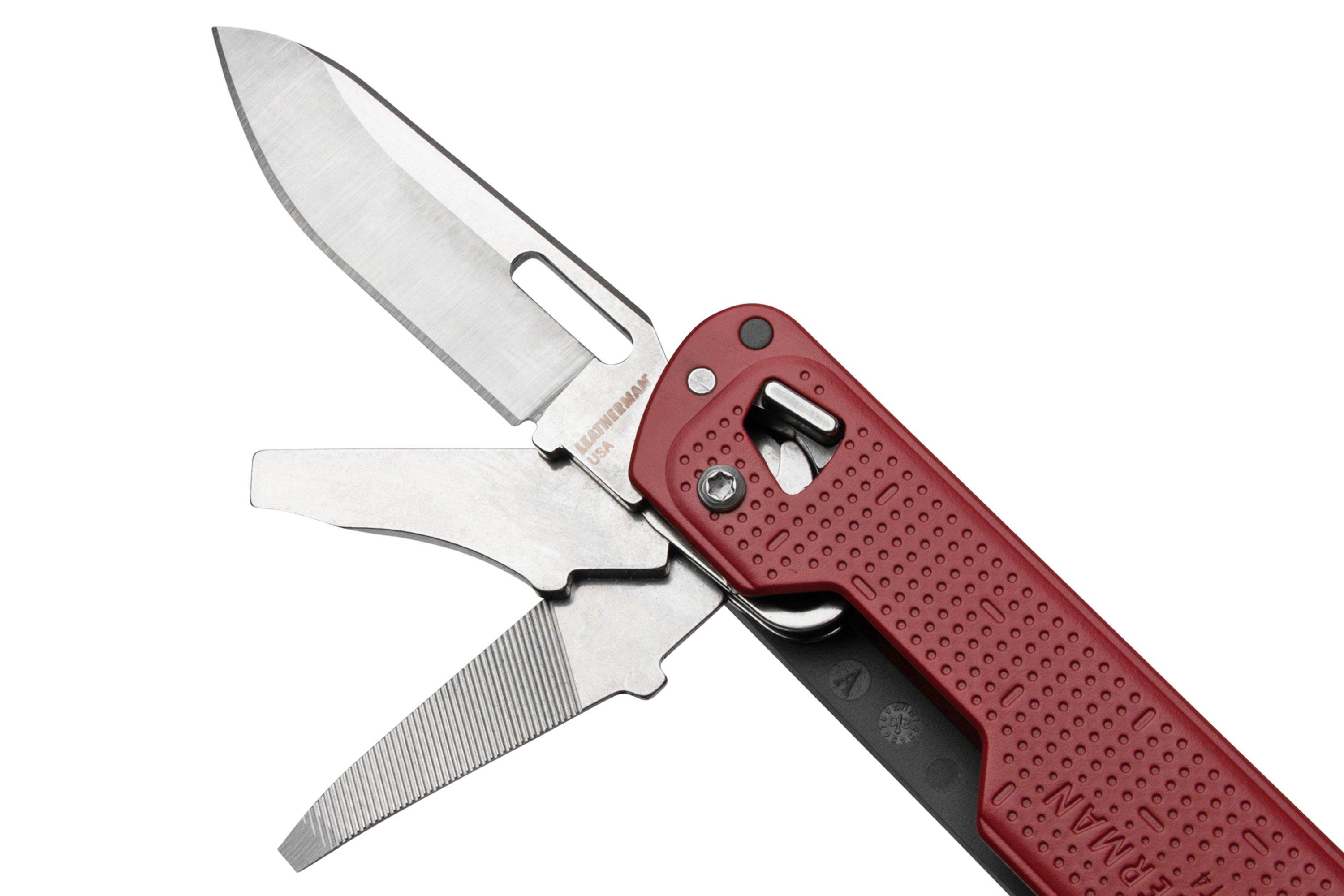 Leatherman Free T4 Crimson FREE T4 CR multi tool Advantageously shopping at Knivesandtools com