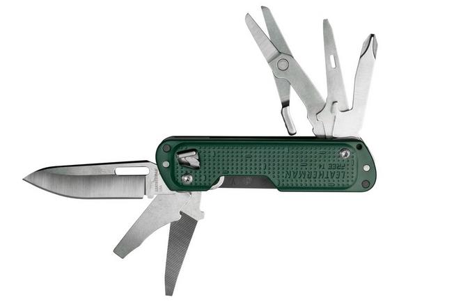 Leatherman FREE K2X es una navaja de filo combinado con acero 420HC