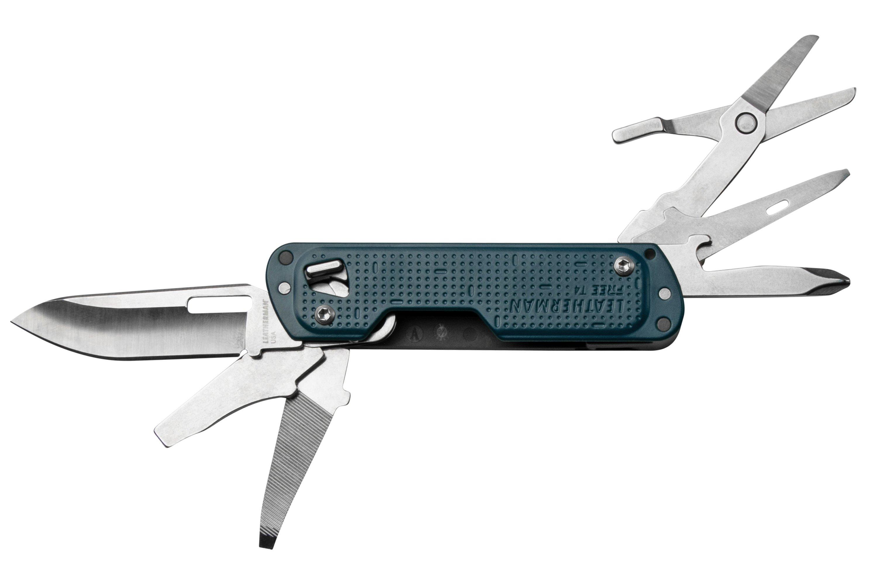 Leatherman Free T4 Navy FREE T4 NA multi tool Advantageously shopping at Knivesandtools com