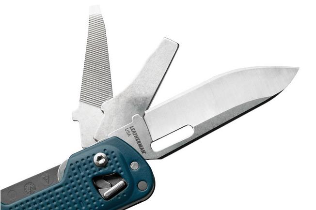 Multiherramienta Leatherman Free T4 de Bolsillo Acero Inoxidable Envasado  en Blister I Oechsle - Oechsle