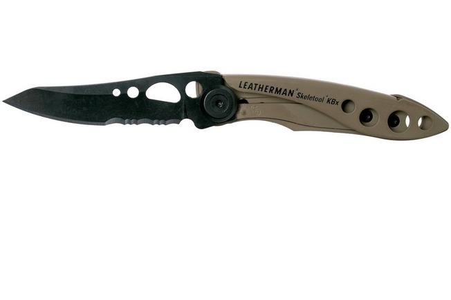 Leatherman Skeletool Knife KBx couteau à lame en partie dentée