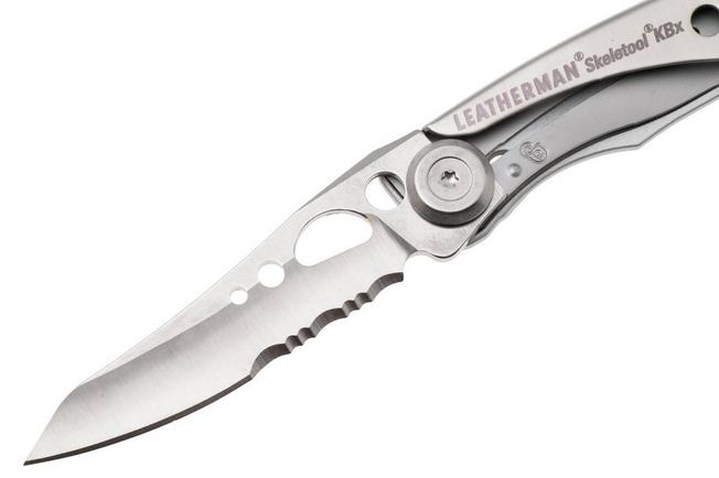 Bild für Leatherman Skeletool Knife KBxTaschenmesser mit Teilwellenschliff, silber