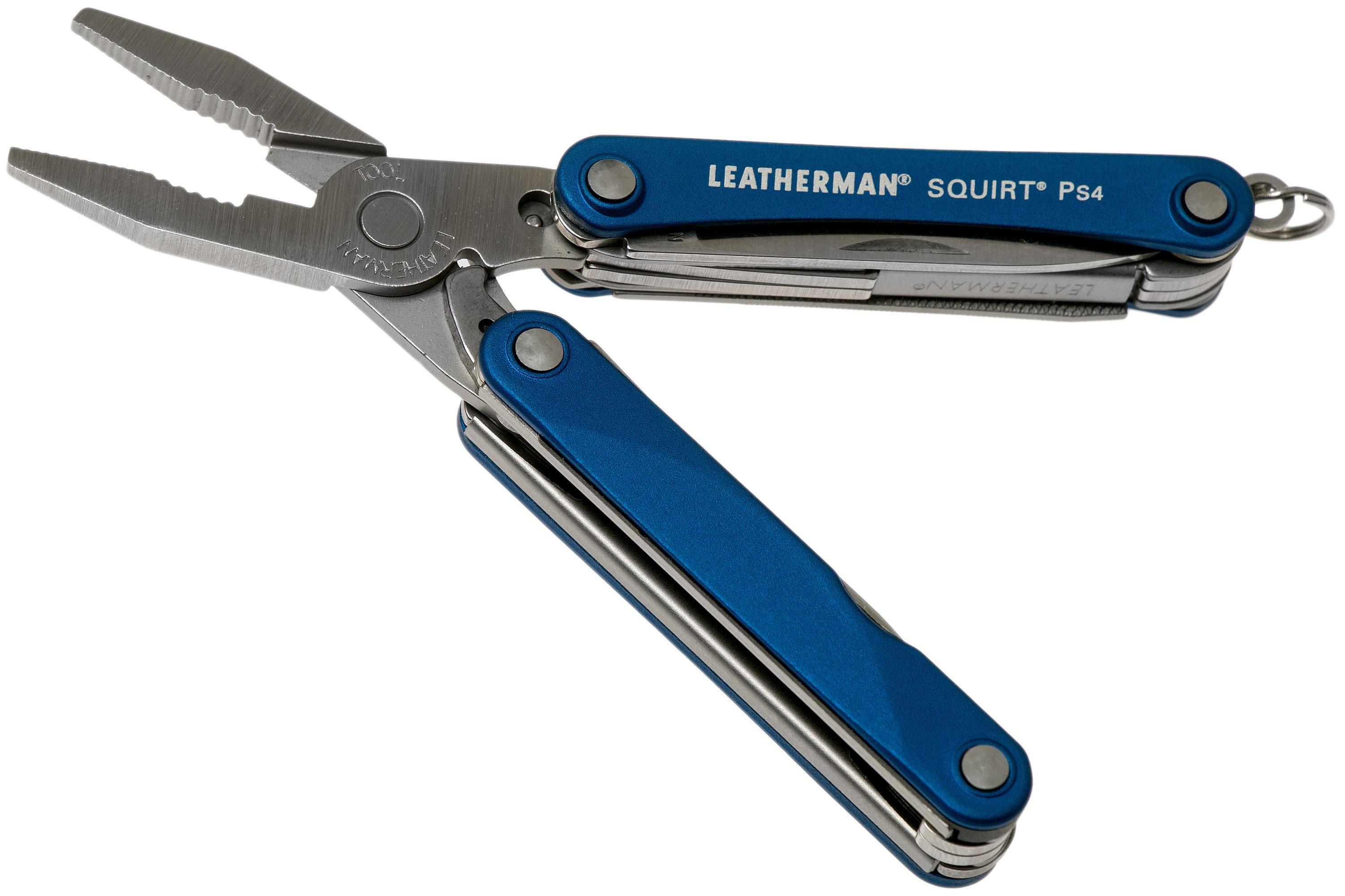 Leatherman Squirt Ps4 Multi Tool Blue 831230 Advantageously Shopping