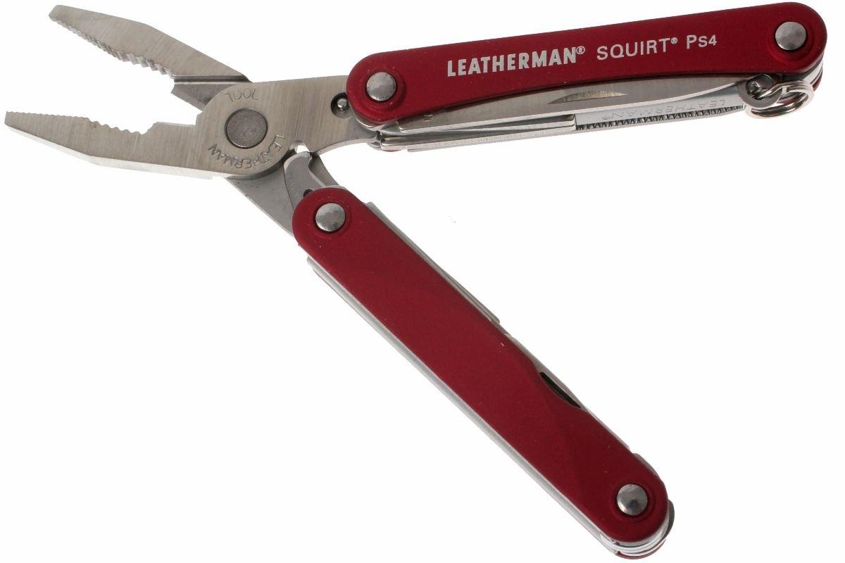 Leatherman Squirt PS4, rojo | Compras con ventajas en Knivesandtools.es