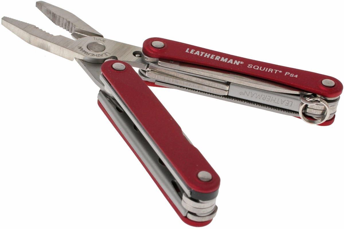 Leatherman Squirt PS4, red | Advantageously shopping at Knivesandtools ...