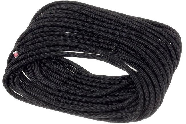 Live Fire Firecord 550 Paracord 25ft, Black