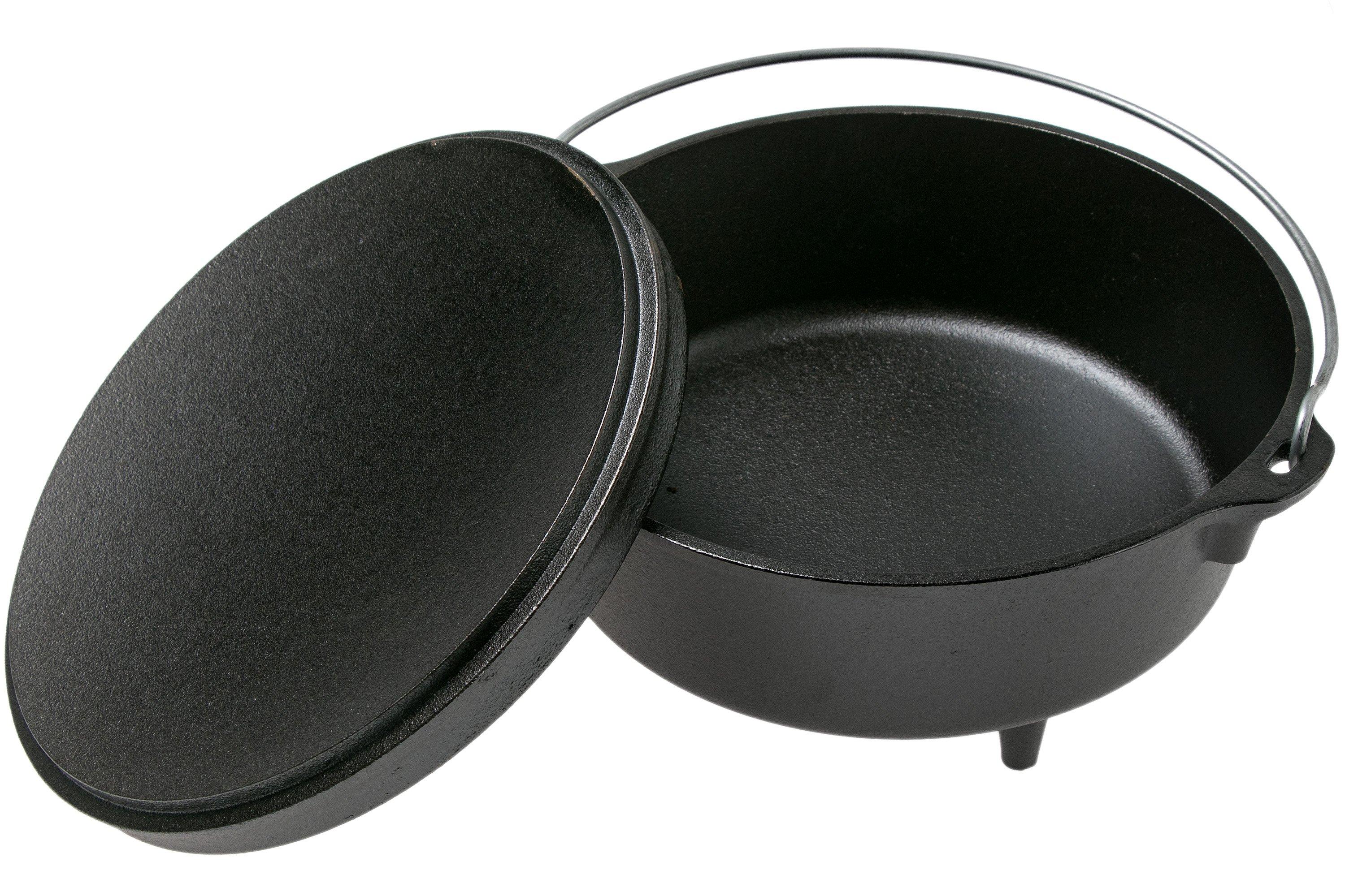 Lodge Camp Dutch Oven con coperchio L10CO3, contenuto appross. 3.8L