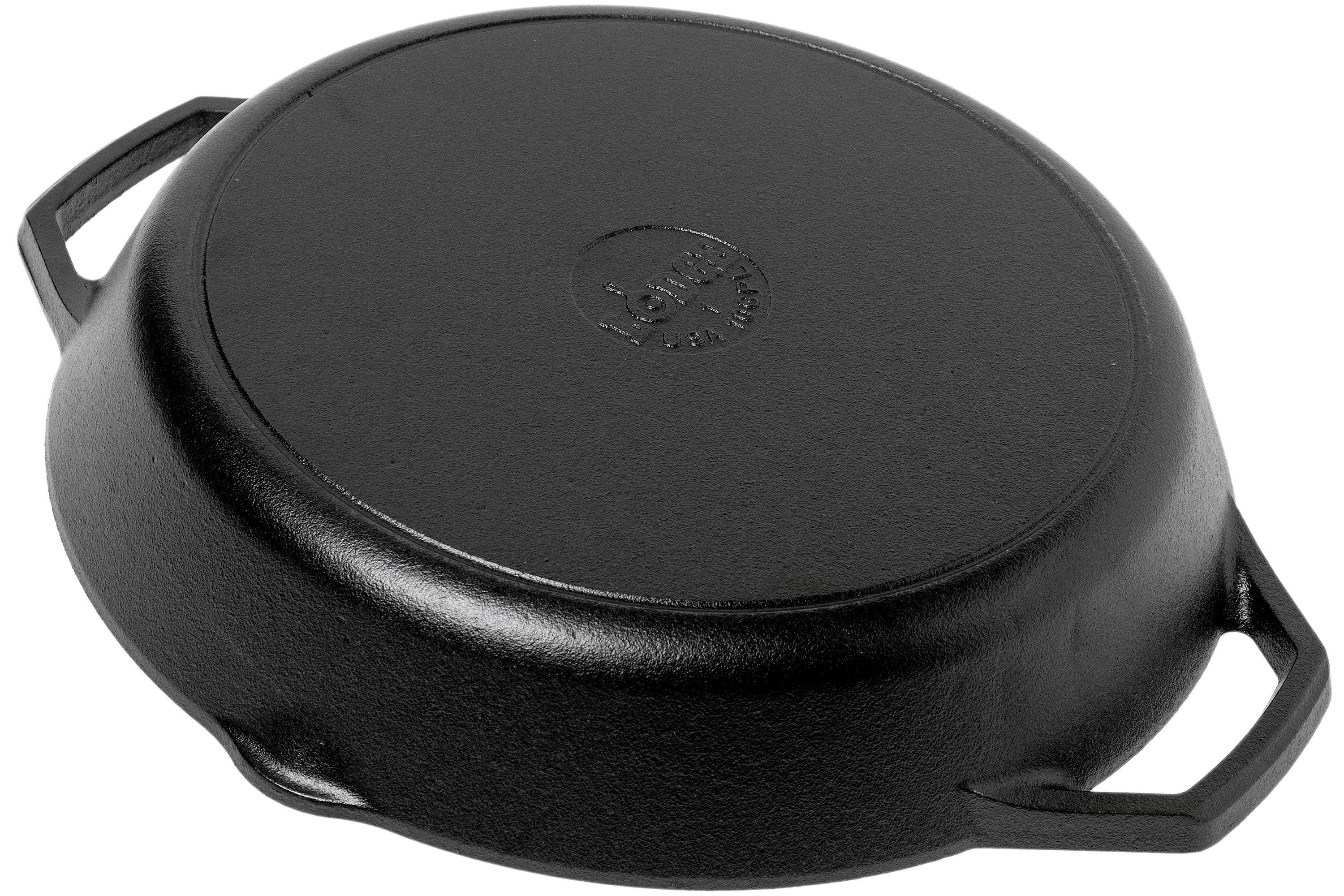 Lodge frying pan/grill pan with two handles L10GPL, diameter approx. 30.5 cm Advantageously
