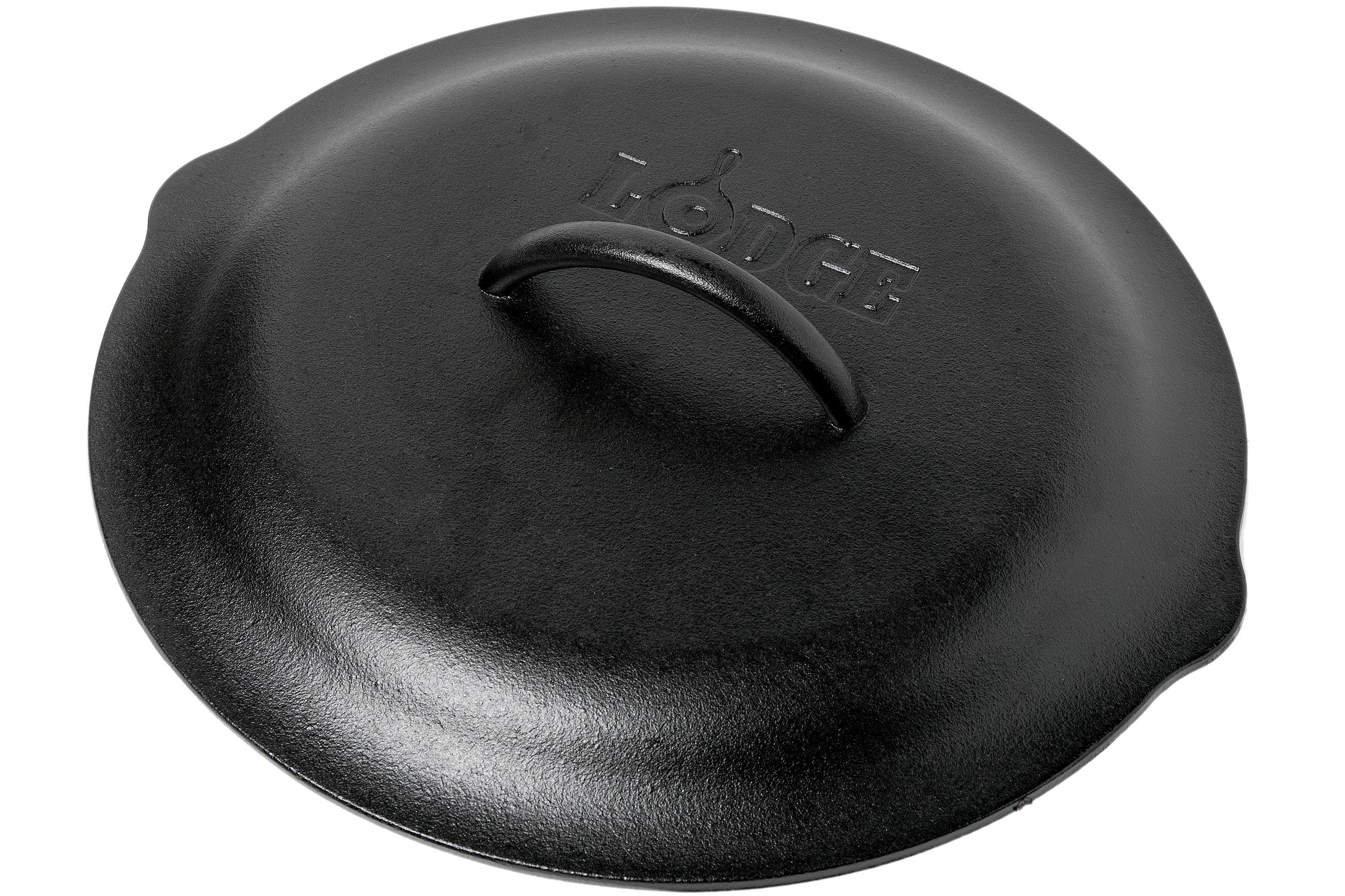 Lodge Cast Iron Deep Skillet deep frying pan L8DSK3, contents