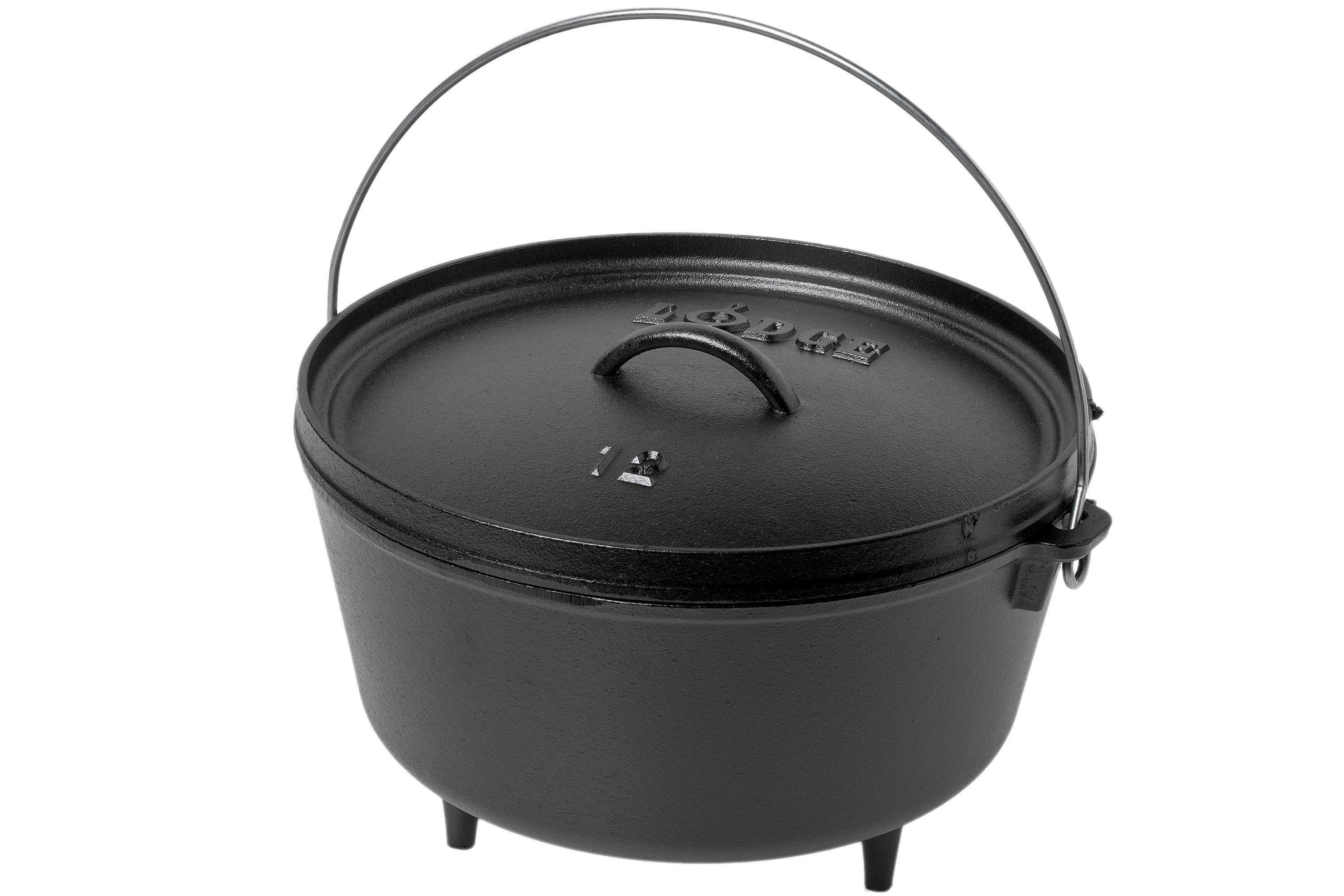 Lodge Camp Dutch Oven incl. tapa L12DCO3, contenido aprox. 7.6 L
