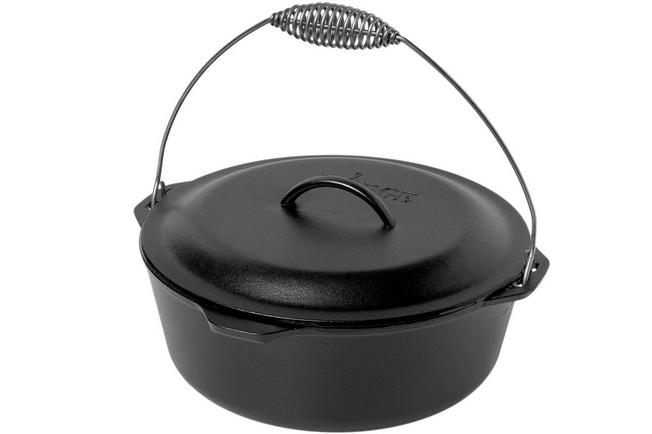 Lodge Dutch Oven with spiral handle L12DO3, contents approx. 8.5 L