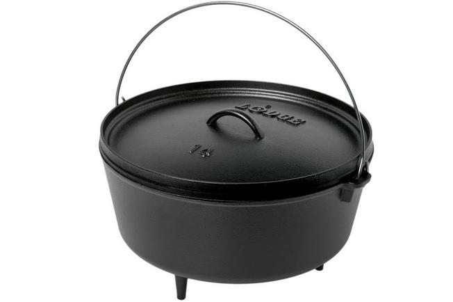 Lodge Cast Iron Deep Skillet deep frying pan L8DSK3, contents