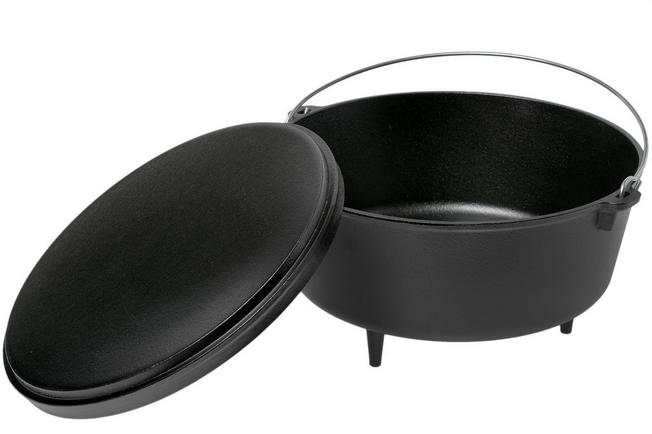 Lodge Cast Iron Deep Skillet deep frying pan L8DSK3, contents approx. 3 L