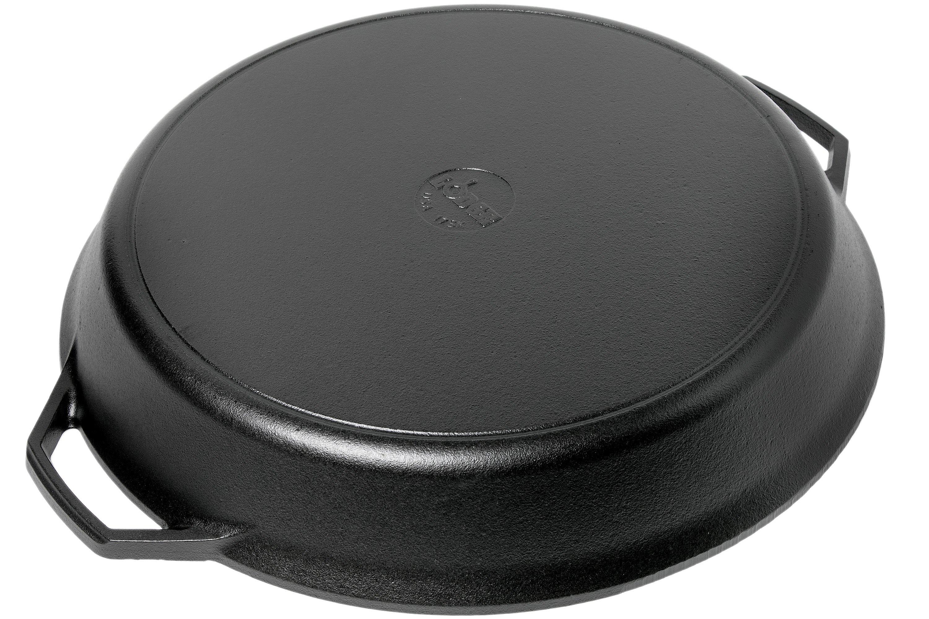 Lodge L17SK3 17 Pre-Seasoned Cast Iron Skillet with Dual Handles