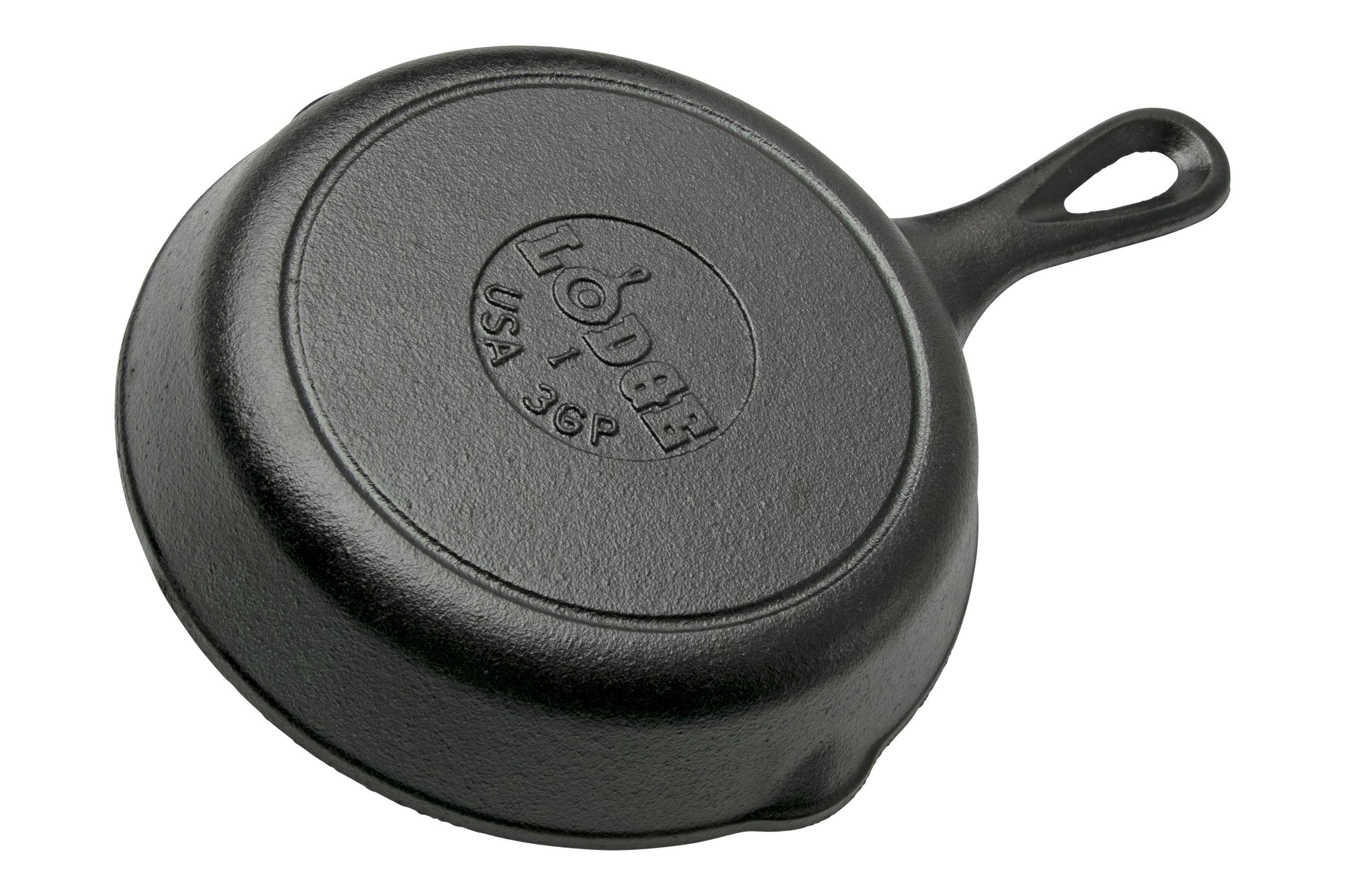 Lodge Cast Iron Scraper Combo 1 Pan and 1 Grill Pan