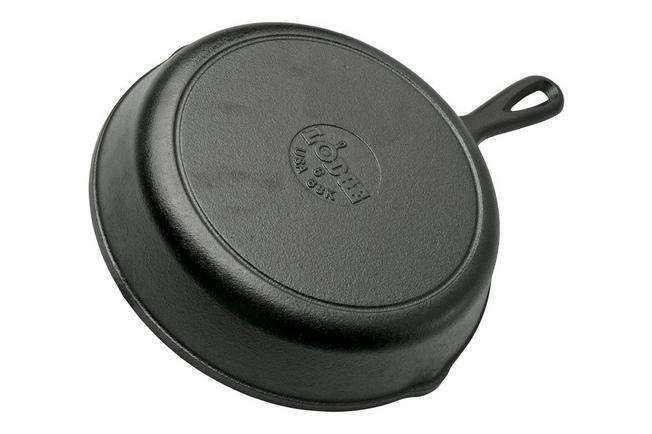 Lodge L8SK3 10 1/4 Pre-Seasoned Cast Iron Skillet with Cover