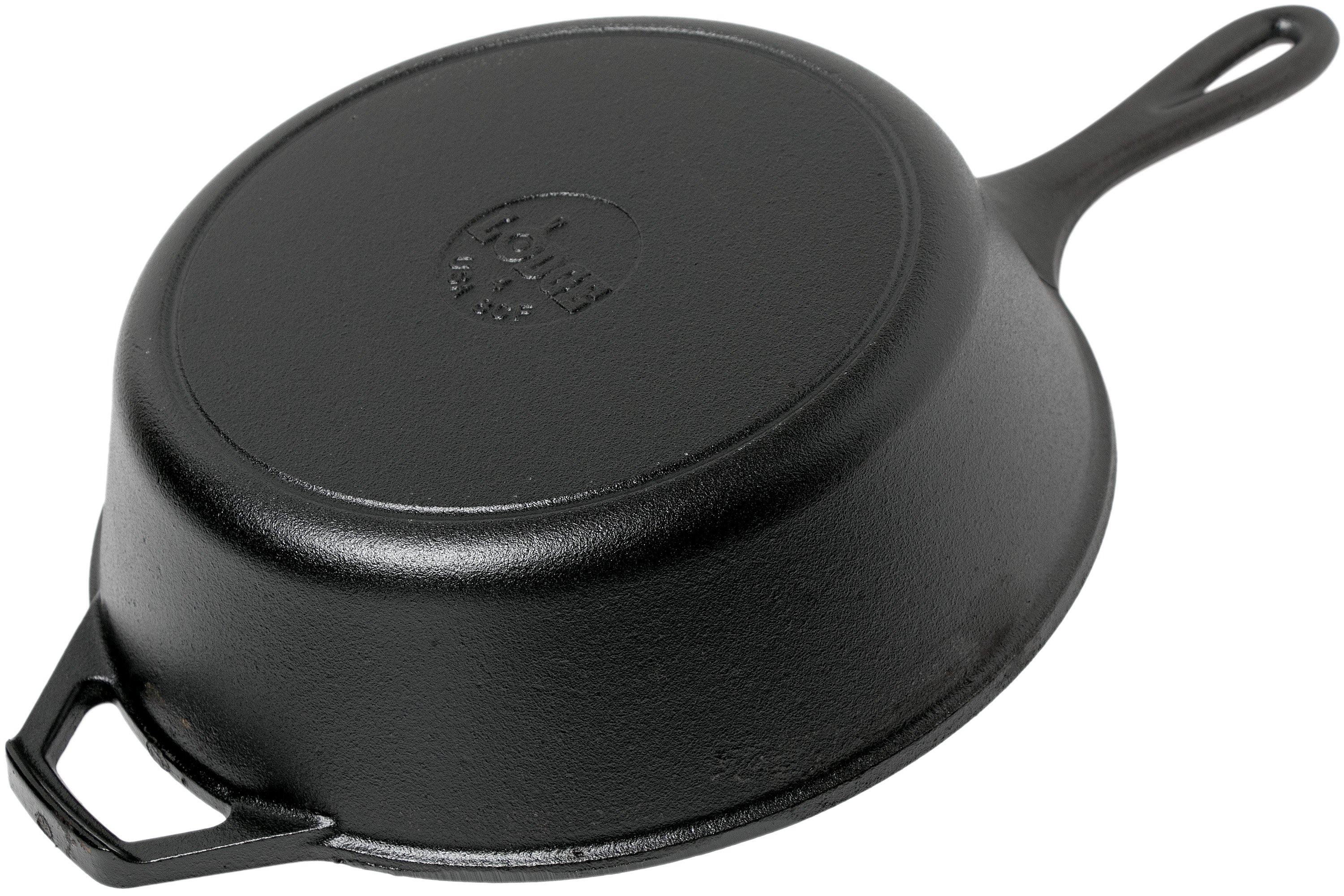 Lodge Cast Iron Deep Skillet deep frying pan L8DSK3, contents