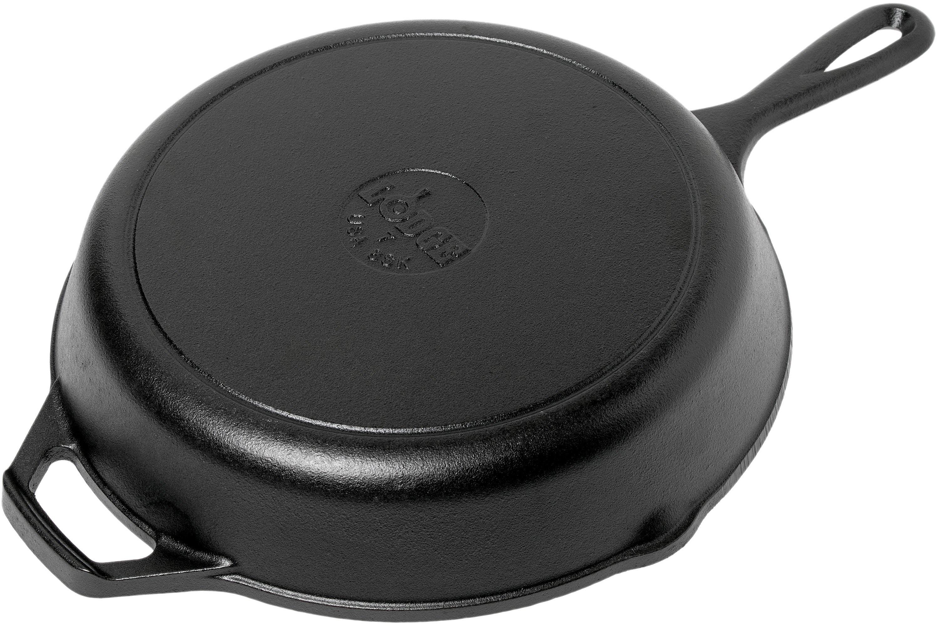 Lodge Seasoned Cast Iron Skillet with Cast Iron Lid (12 Inch) - Cast Iron  Frying Pan With Lid Set.