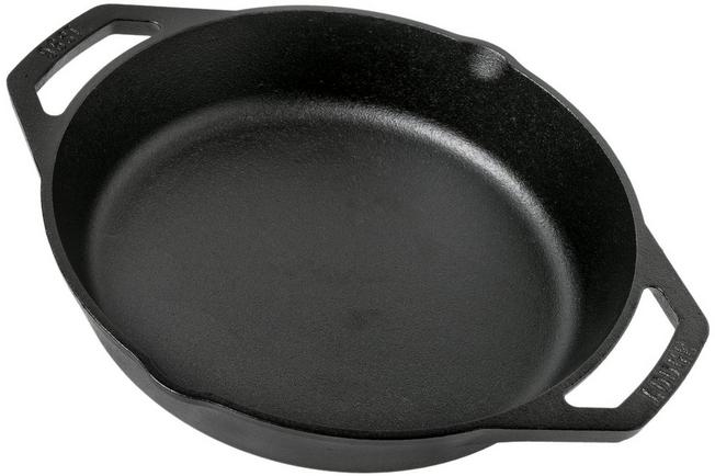 Lodge Double-Handled Skillet, 10.25, Black