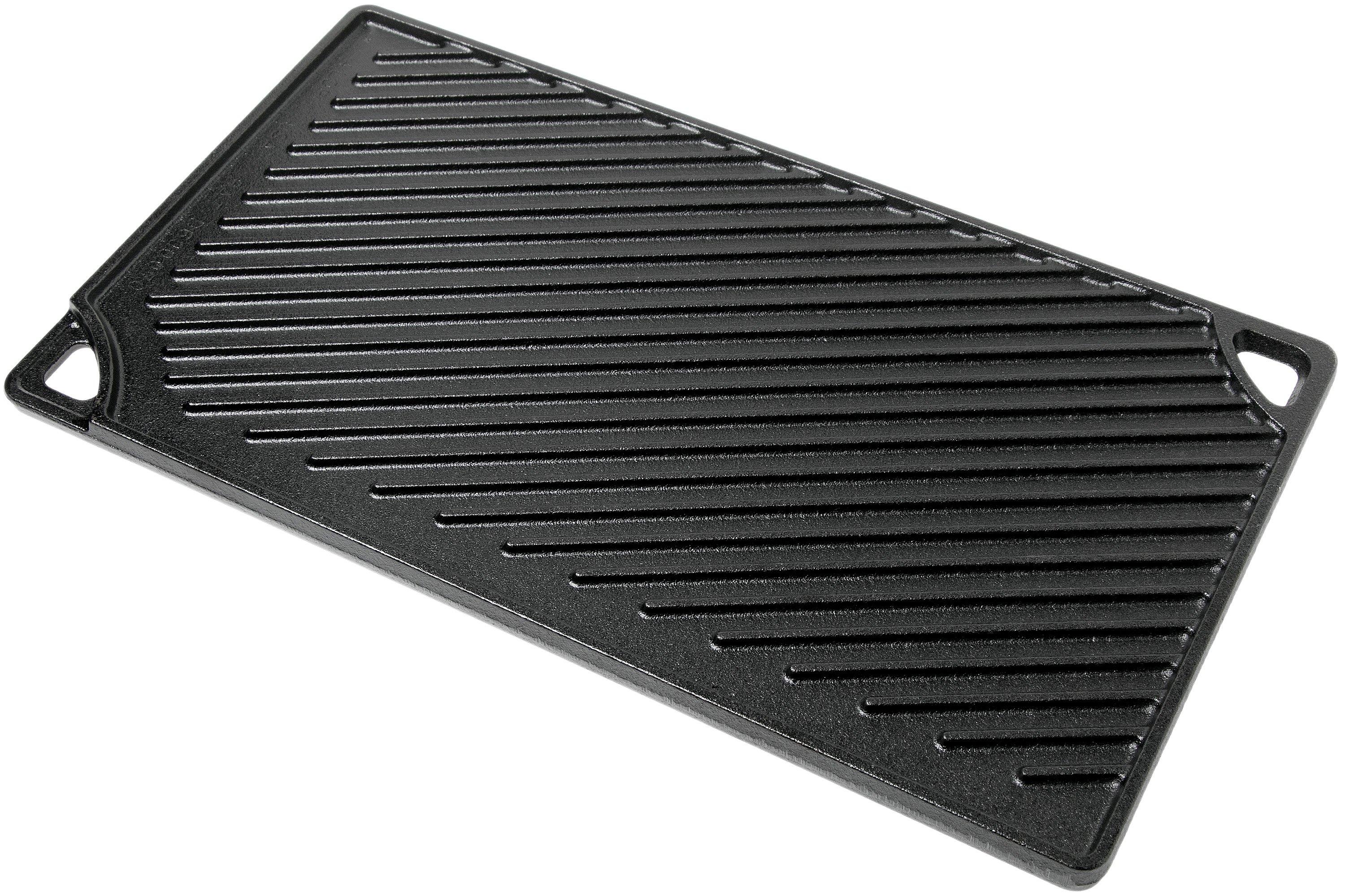 Reviews for Lodge 18 in. Black Carbon Steel Stovetop Griddle with Handles