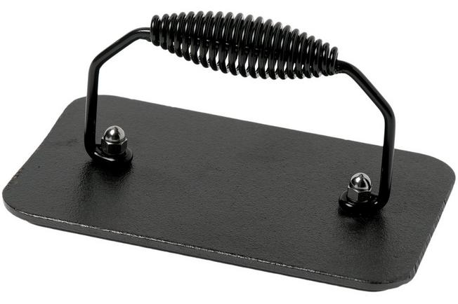 Lodge Grill press with handle