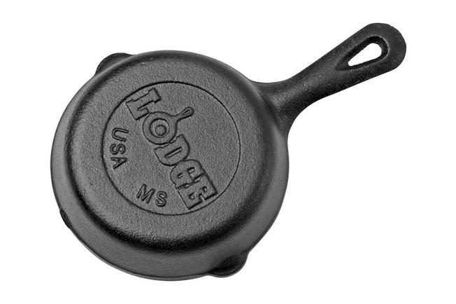 Lodge Mini Cast Iron Skillet, diameter 8.8 cm, mini frying pan