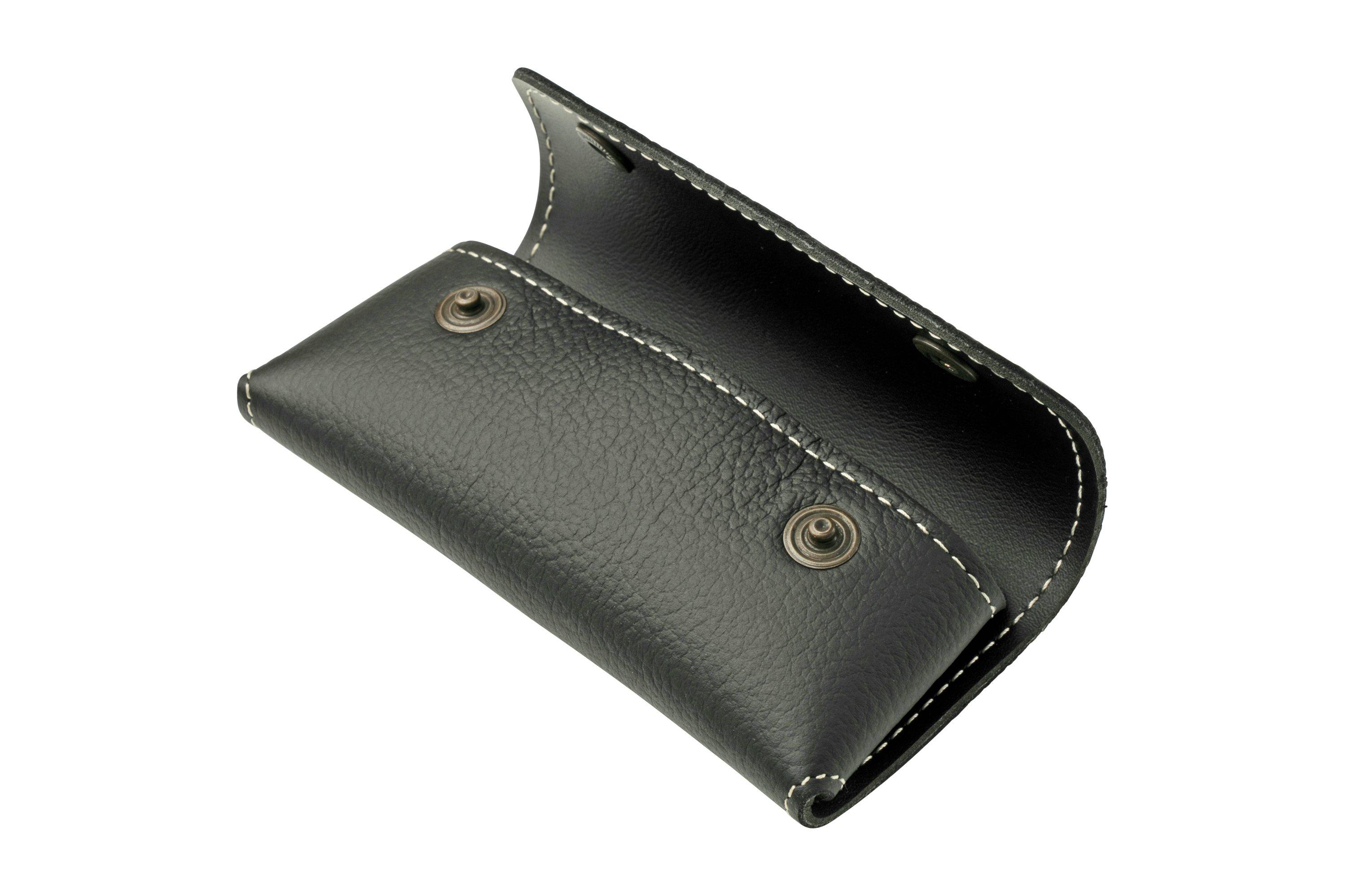 Lionsteel 900FD01 PL sheath large, black leather | Advantageously ...